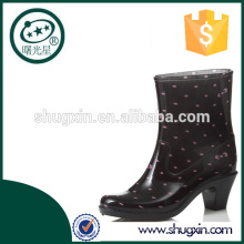 botas de chuva transparentes botas de chuva feminino B-812